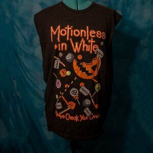🎃 Motionless in White Halloween Muscle Tee – Large (Runs Small)
